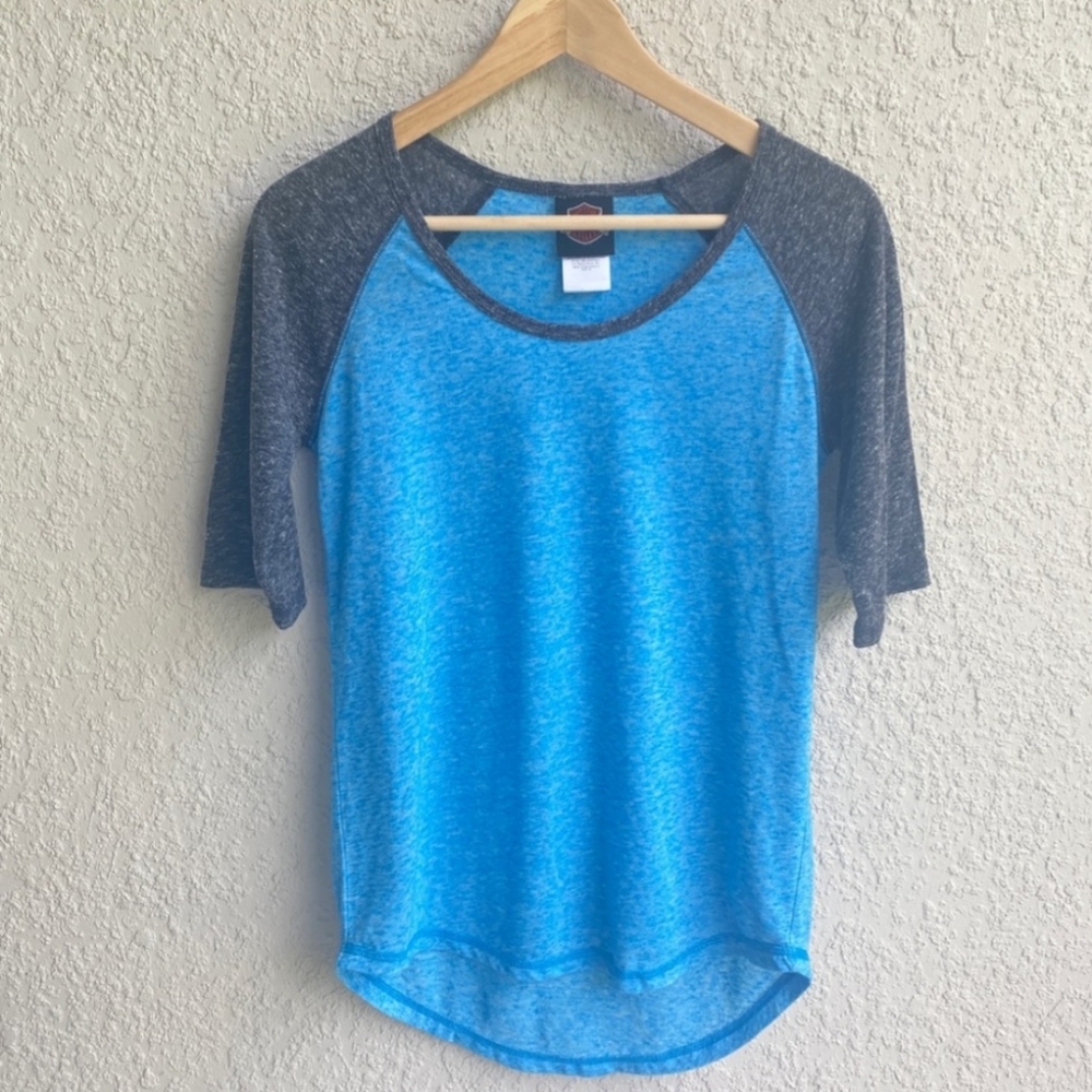 Harley Davidson raglan tee